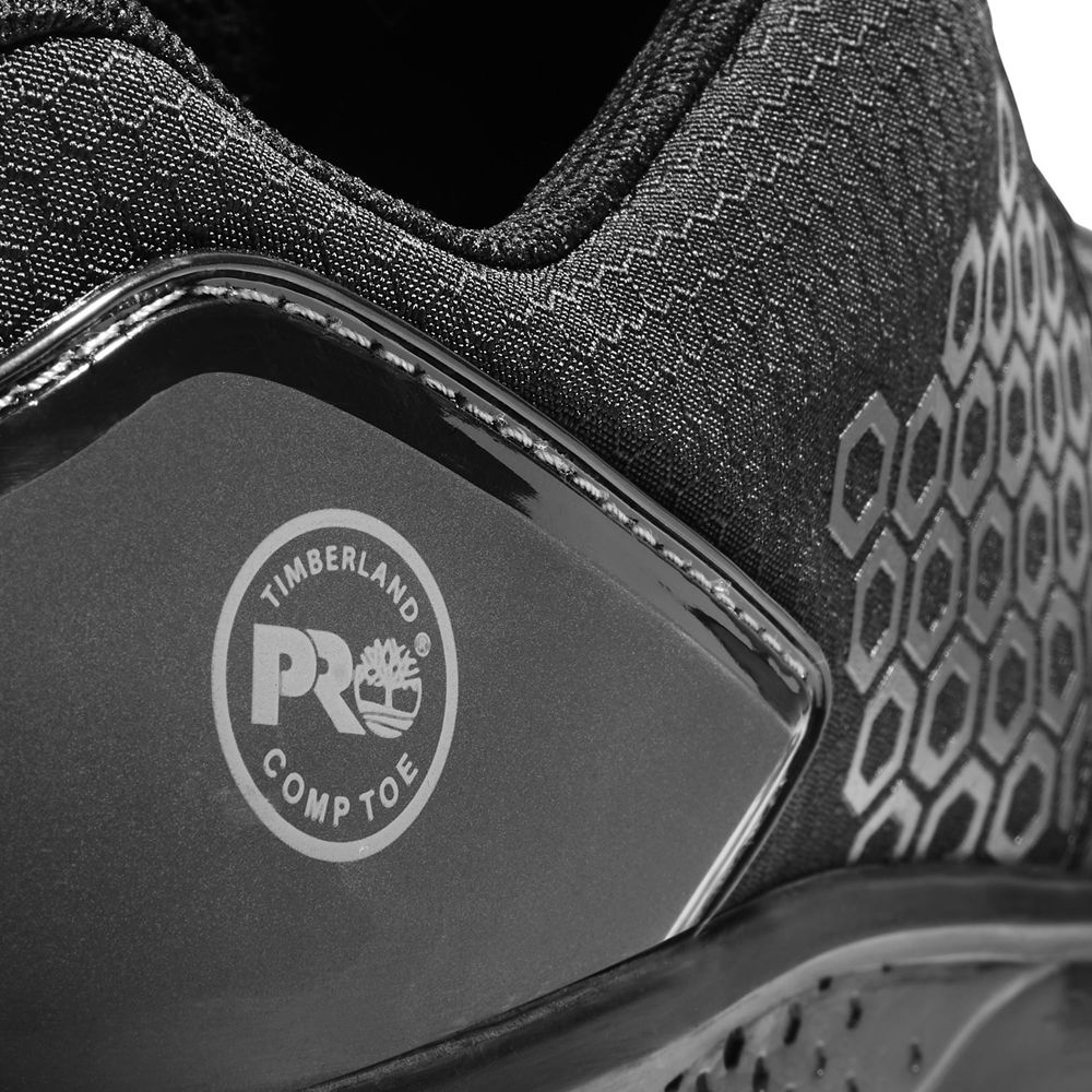 Calçado de Segurança Masculino - Timberland Pro® Reaxion Comp Toe - XCROW2354 - Pretas/Cinzentas